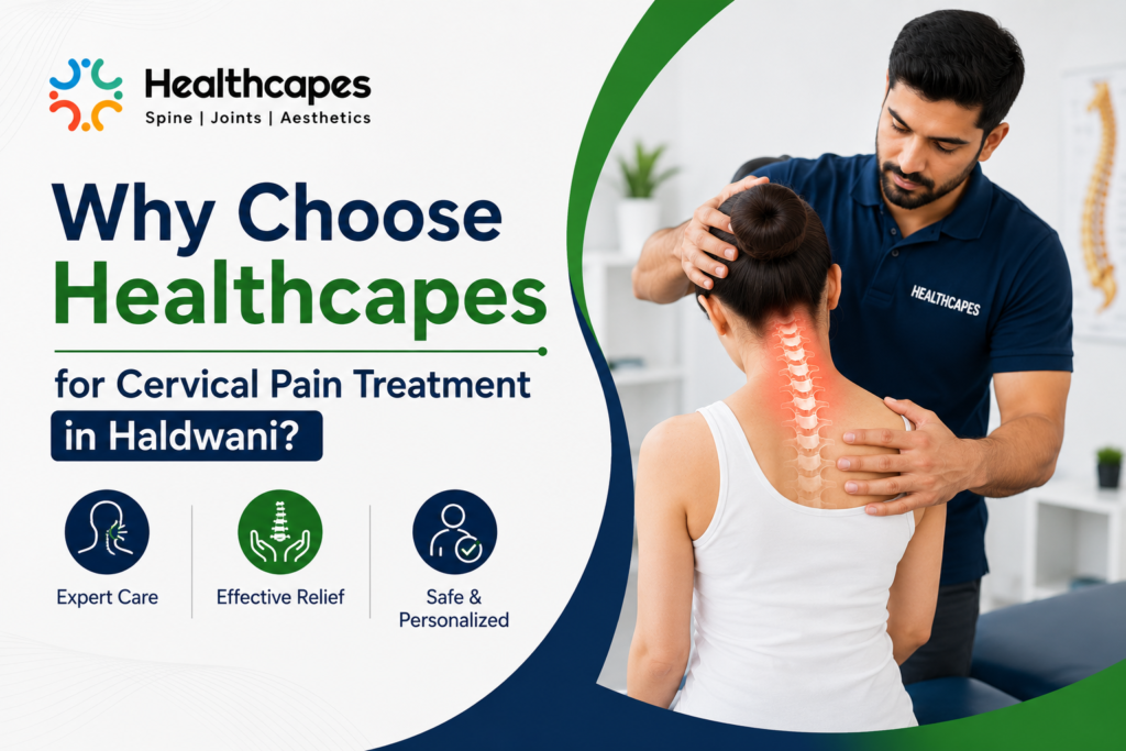 Healthcapes cervical pain treatment in Haldwani