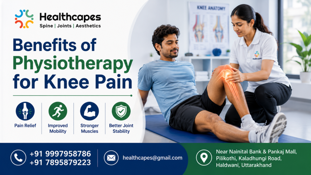 Physiotherapy for knee pain helping improve mobility and reduce discomfort