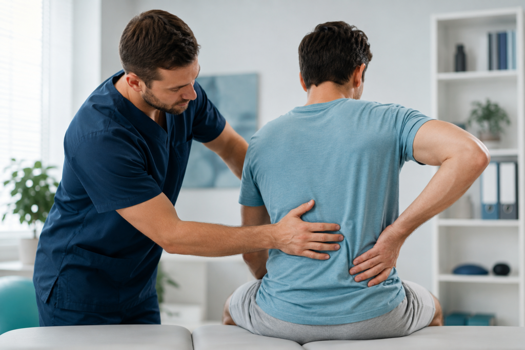 Pain management physiotherapy session in Haldwani