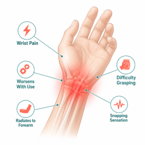 Symptoms of De Quervain's Tenosynovitis - Healthcapes Haldwani