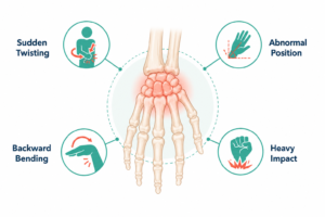 What causes a wrist sprain - Healthcapes Haldwani