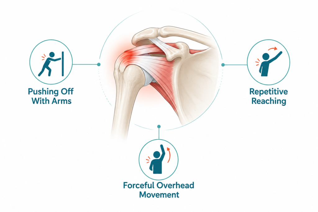 What causes rotator cuff injuries - Healthcapes Haldwani