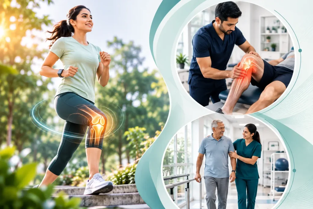 Advanced Non-Surgical Knee Care at Healthcapes Haldwani