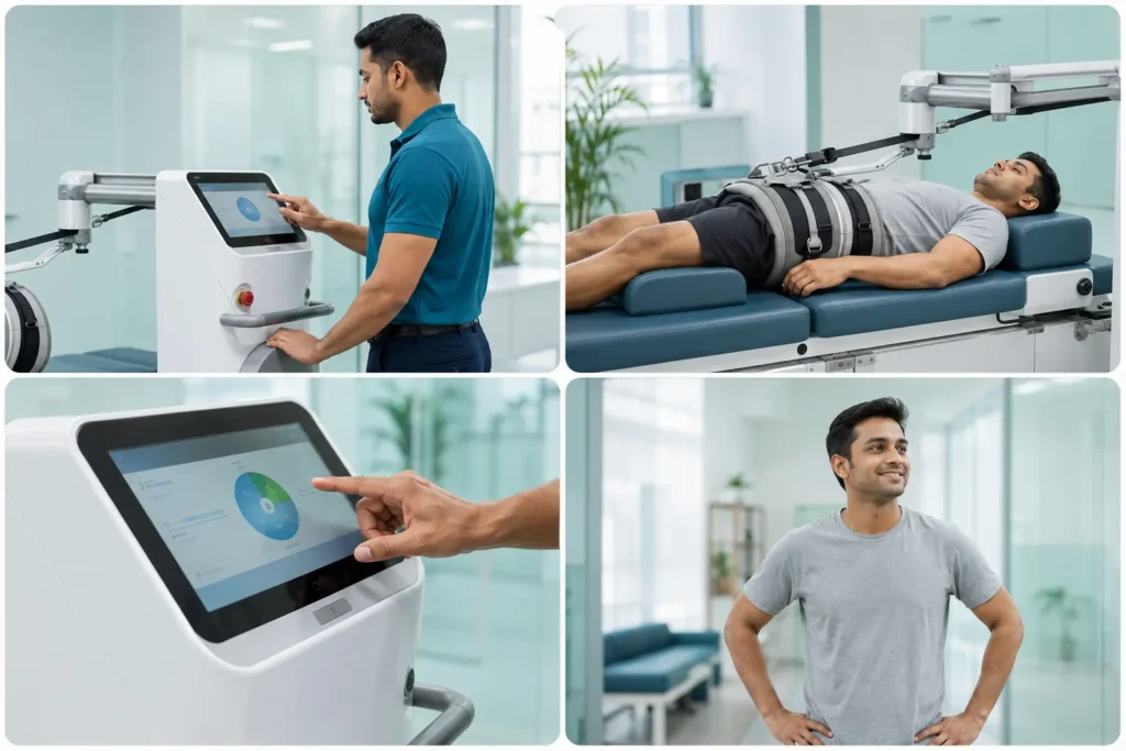 Integrated Robotic Spinal Decompression at Healthcapes Haldwani